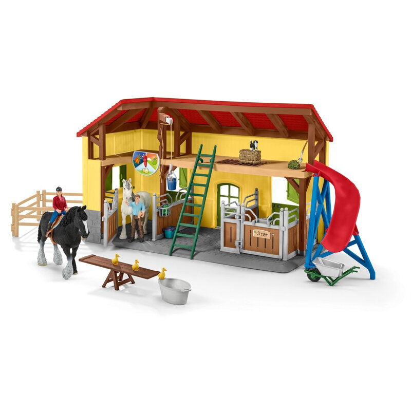 Schleich Stajňa pre kone s príslušenstvom Schleich Stajňa pre kone s príslušenstvom