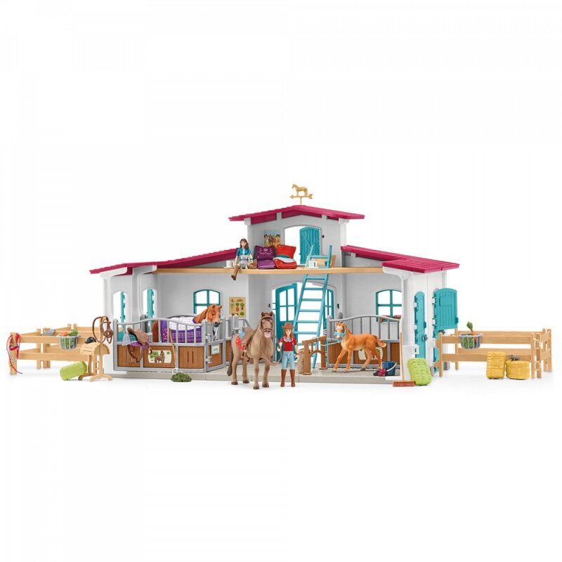 Schleich Stajňa s príslušenstvom pri jazere NEW Schleich Stajňa s príslušenstvom pri jazere NEW