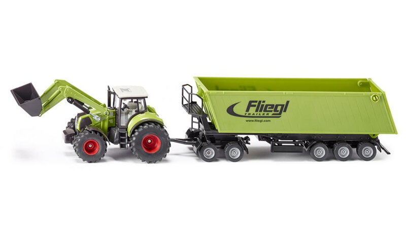 SIKU Farmer - Traktor s predným nakladačom a prívesom 1:50 SIKU Farmer - Traktor s predným nakladačom a prívesom 1:50