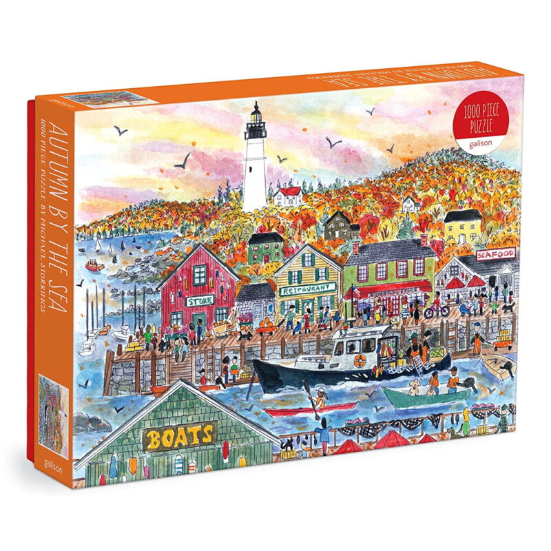 Galison Puzzle Jeseň pri mori 1000 dielikov Galison Puzzle Jeseň pri mori 1000 dielikov