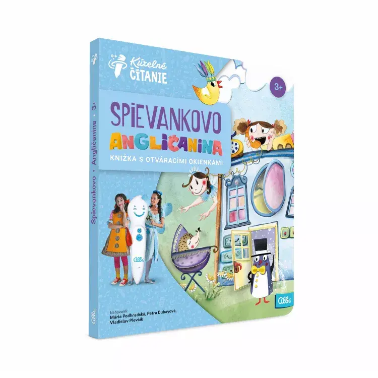 Albi Kúzelné čítanie Kniha Spievankovo: Angličanina