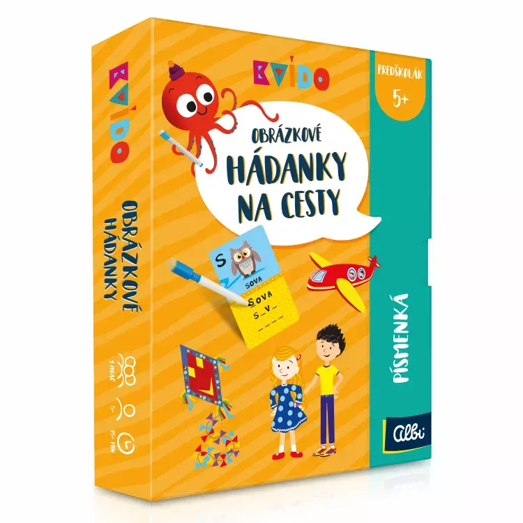 Albi Kvído Obrázkové hádanky - Písmenká