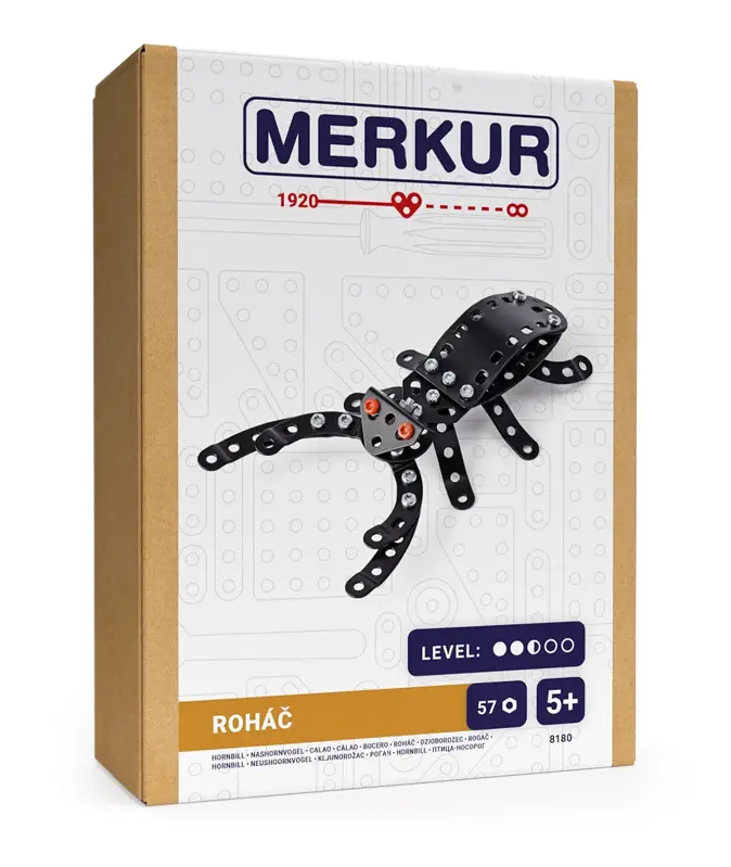 Merkur Chrobáčiky - Roháč, 57 dielikov Merkur Chrobáčiky - Roháč, 57 dielikov