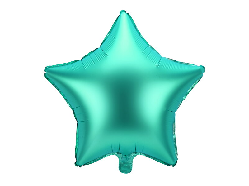 Fóliový balón Hviezda, 48 cm, zelená