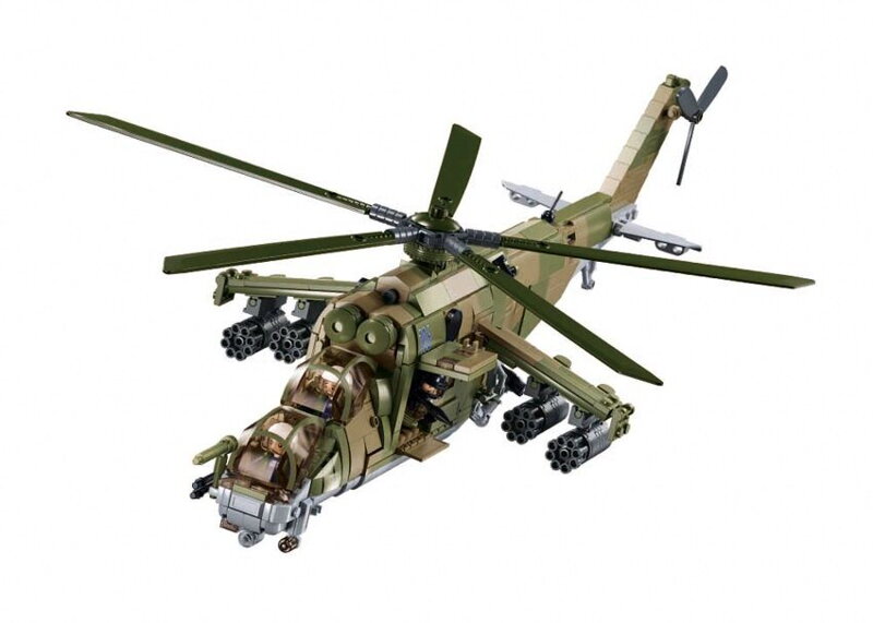 Sluban Bojový vrtulník MI-24S M38-B1137 Sluban Bojový vrtulník MI-24S M38-B1137
