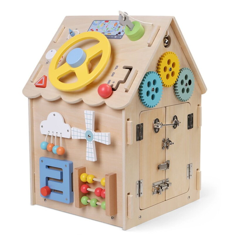 2Kids Toys Activity board Domček prírodný 2Kids Toys Activity board Domček prírodný