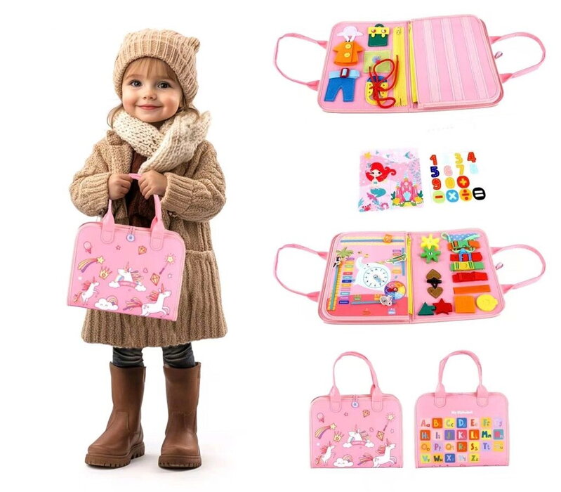2Kids Toys Senzorická busy kniha Jedonorožec 1 2Kids Toys Senzorická busy kniha Jedonorožec 1