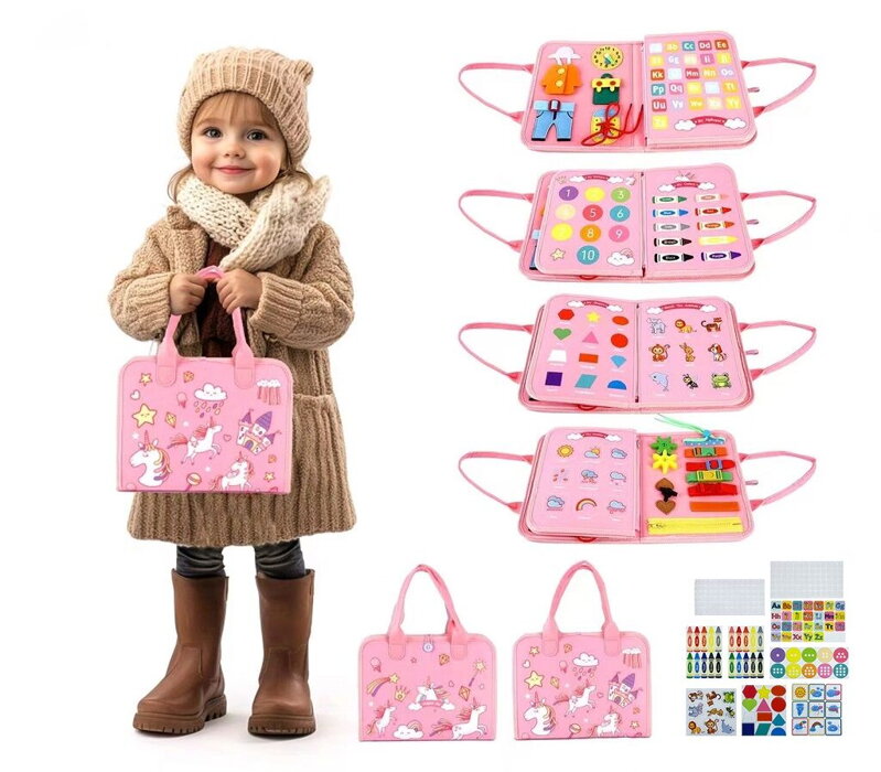 2Kids Toys Senzorická busy kniha Jedonorožec 3 2Kids Toys Senzorická busy kniha Jedonorožec 3