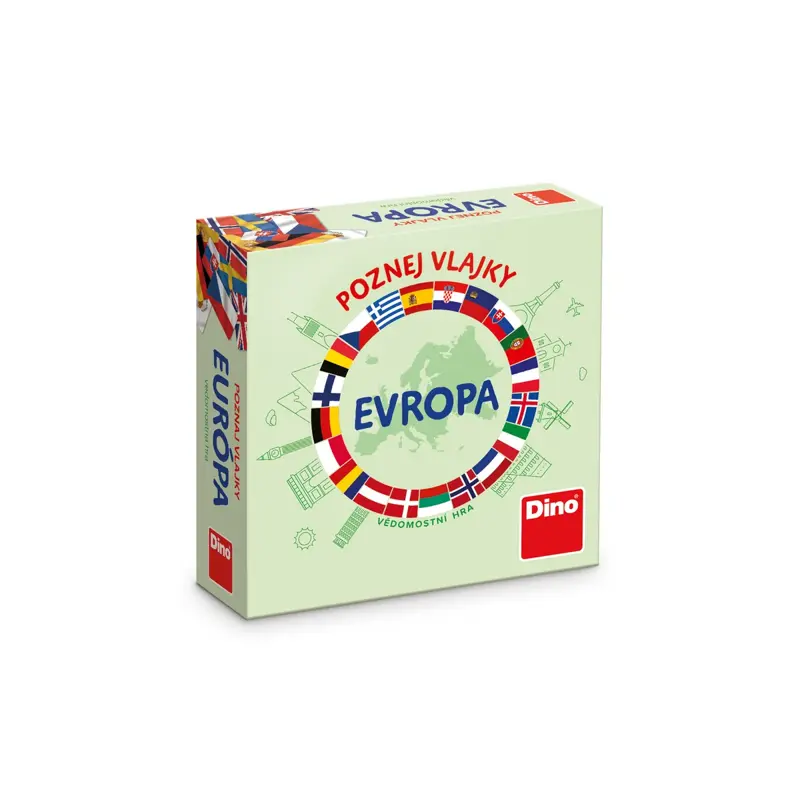 Dino Poznaj vlajky - Európa Dino Poznaj vlajky - Európa