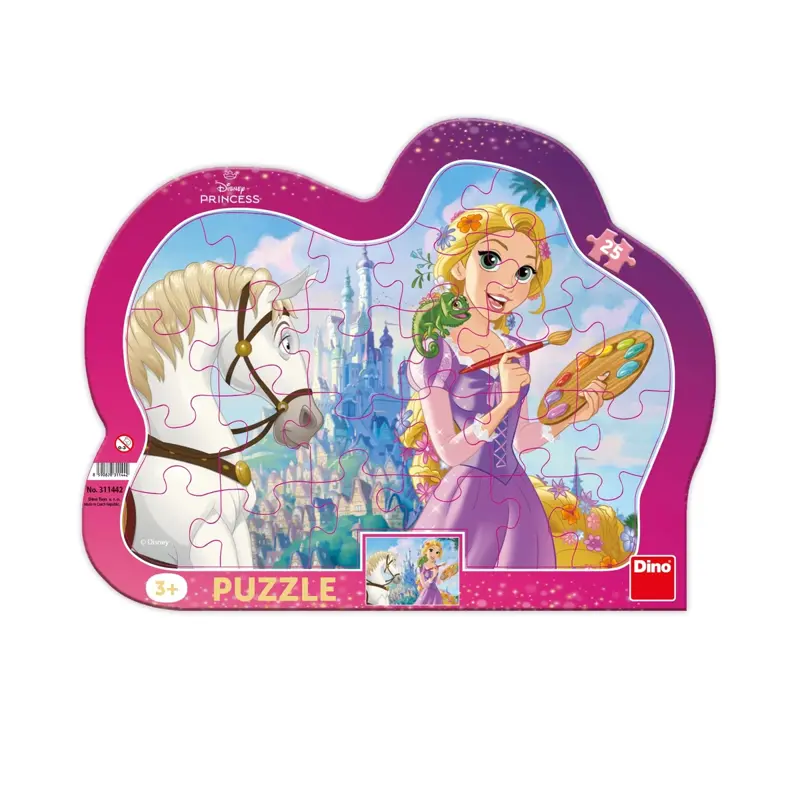 Dino Puzzle doskové Rapunzel 25 dielikov Dino Puzzle doskové Rapunzel 25 dielikov