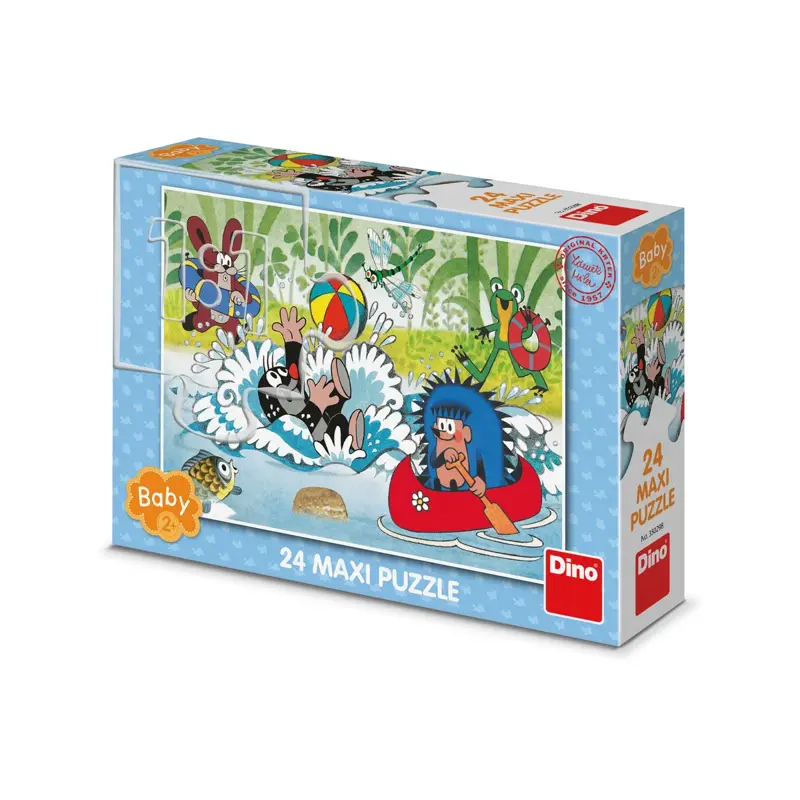 Dino Puzzle maxi Krtko vo vode 24 dielikov Dino Puzzle maxi Krtko vo vode 24 dielikov