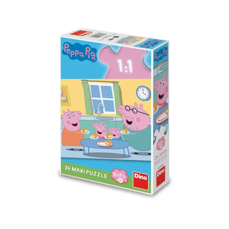 Dino Puzzle Peppa Pig: Obed 24 dielikov maxi Dino Puzzle Peppa Pig: Obed 24 dielikov maxi