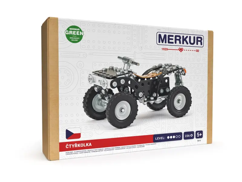 Merkur Štvorkolka, 236 dielikov