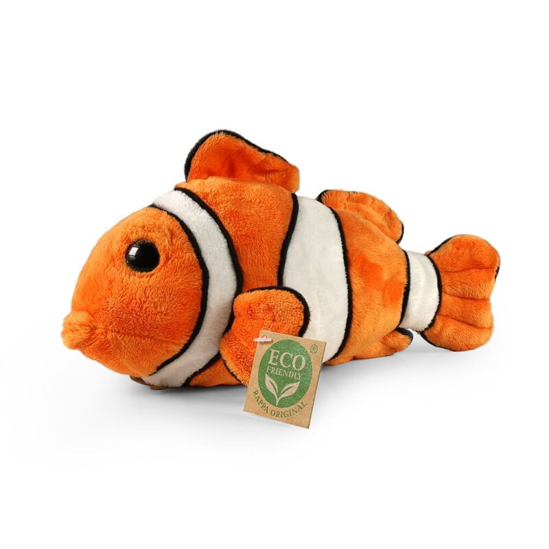 Plyšová ryba Klaun očkatý 25 cm ECO-FRIENDLY