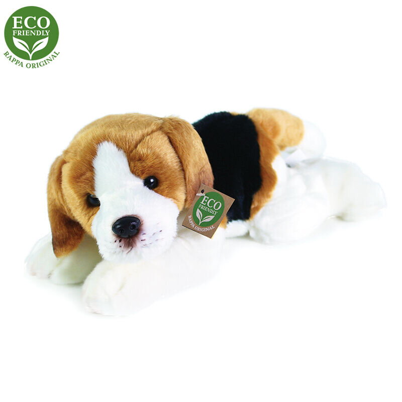 Plyšový pes Bígl ležiaci 30 cm ECO-FRIENDLY Plyšový pes Bígl ležiaci 30 cm ECO-FRIENDLY