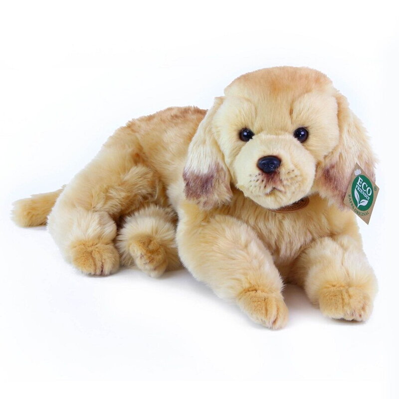 Plyšový pes zlatý retriever ležiaci 32 cm ECO-FRIENDLY Plyšový pes zlatý retriever ležiaci 32 cm ECO-FRIENDLY