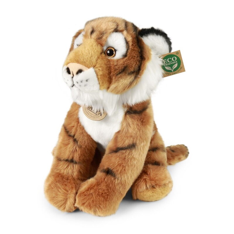Plyšový tiger sediaci 30 cm ECO-FRIENDLY Plyšový tiger sediaci 30 cm ECO-FRIENDLY