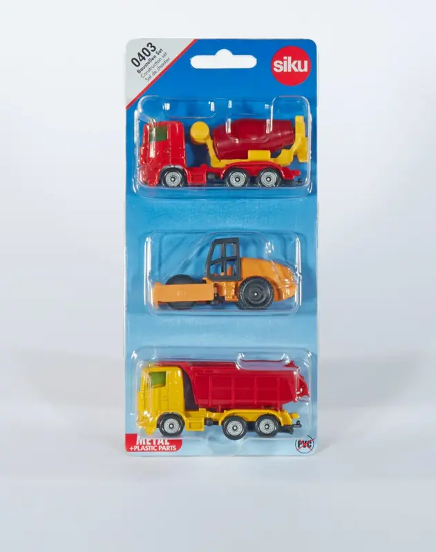 SIKU Blister set - konštrukčný set, 3 ks SIKU Blister set - konštrukčný set, 3 ks