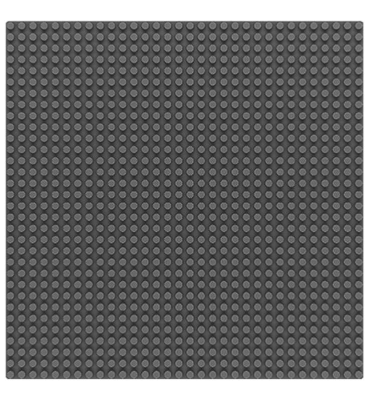 Sluban Bricks Base M38-B0833D Základová doska 32x32 sivá