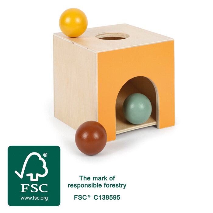 Krabička s guľôčkami Montessori