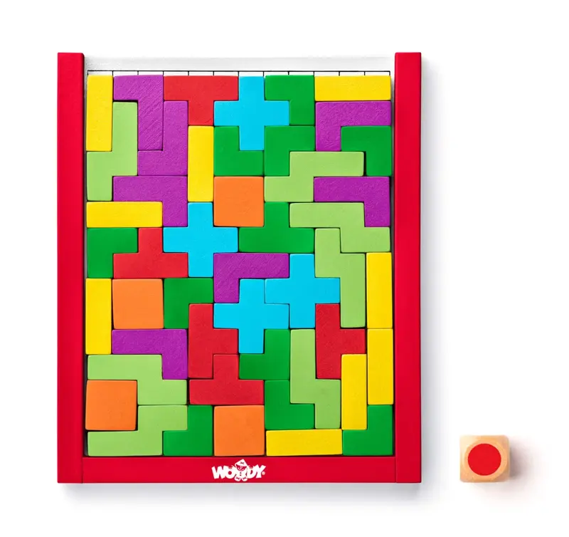 Woody Hra s kockou Tetris hlavolam Woody Hra s kockou Tetris hlavolam