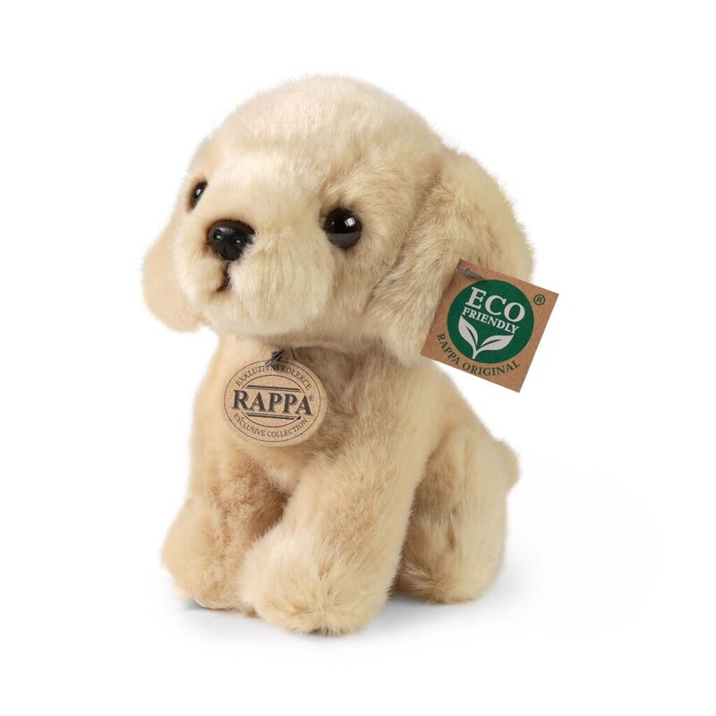 Plyšový pes labrador 18 cm ECO-FRIENDLY Plyšový pes labrador 18 cm ECO-FRIENDLY