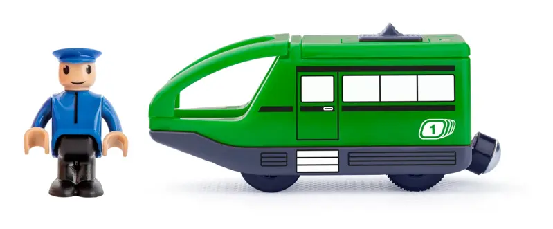 Woody Moderná elektrická mašinka - zelená Woody Moderná elektrická mašinka - zelená