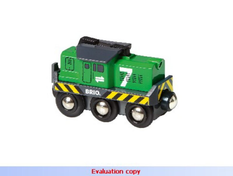 Brio Elektrická lokomotíva zelená