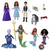 The Little Mermaid sada malých bábik a kamarátov zo zeme a mora
