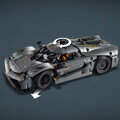 Sivé hyperauto Koenigsegg Jesko Absolut
