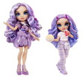 Rainbow High Junior Fashion bábika v pyžame - Violet Willow