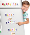 Magnetické písmenká na chladničku