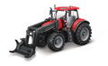 Bburago ASST 10cm Farm Tractor so zotrvačníkom a prednou lyžicou 4 druhy (12ks)