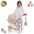 Bella 2in1 Doll Pram with bag, Ballet Flora