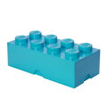 LEGO úložný box 8 - azurová