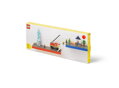 LEGO Polička na vystavenie stavebníc - červená