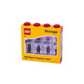 LEGO zberateľská skrinka na 8 minifigúrok - červená