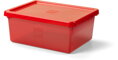 LEGO úložný box s organizérom - červený