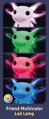 Led lampička Axolotl