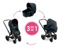 Kočík Cybex Black 3 v1 pre bábiky 36-42cm