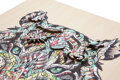 Drevené puzzle Tiger - 132ks