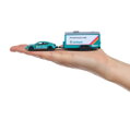 Racing Auto 2 ks s prívesom Deluxe, 4 druhy