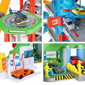 Garáž Super City + 6 autíčok a vlak