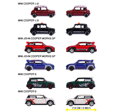 Autíčko MINI Premium, 6 druhov