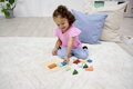 Montessori Štvorce skladačka puzzle