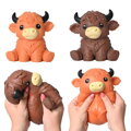 Squishy Škótsky býk 15 cm