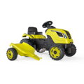 Šliapací traktor Farmer XL zelený s vozíkom