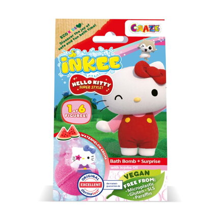 INKEE - Kúpeľová bomba s prekvapením Hello Kitty S1 Box