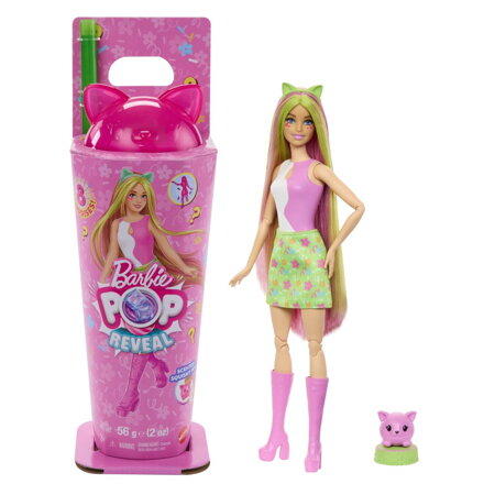 Barbie POP REVEAL Barbie koktejlové prekvapenie - MAČIČKA