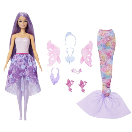 Barbie bábika a rozprávkové obliekanie